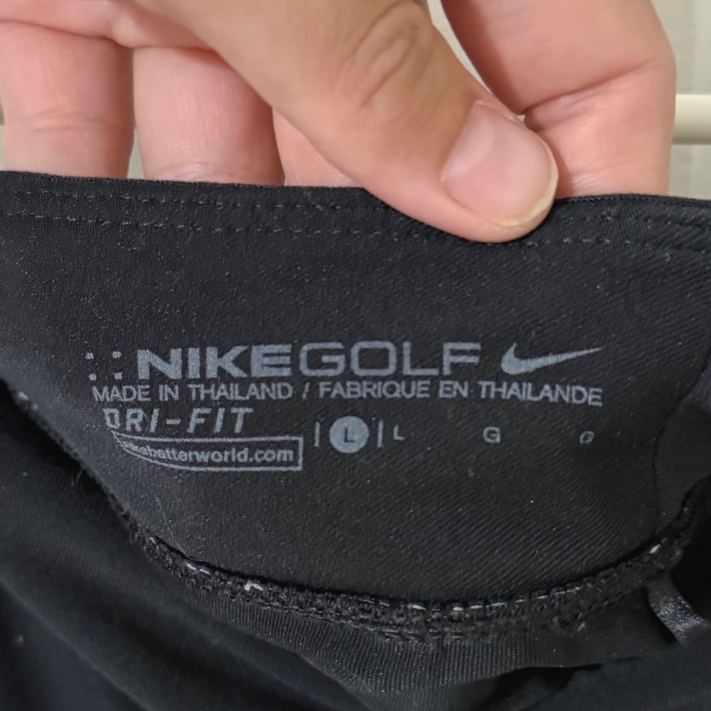 Nike Golf Dri-FIT Black Skort Women Large Athletic Tennis Skirt with Shorts - Picture 4 of 6